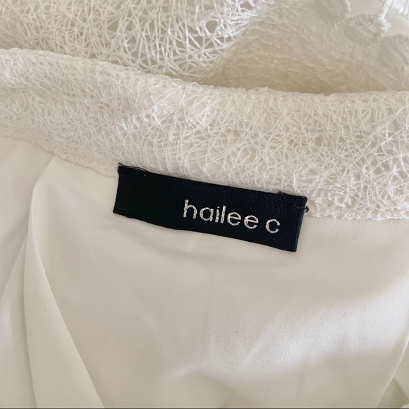 Hailee C White Embroidered Midi Skirt - Picture 7 of 7